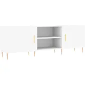 vidaXL Tv-meubel 150x30x50 cm bewerkt hout wit