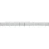 vidaXL Gaashek met flens 1,8x25 m groen