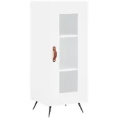 vidaXL Dressoir 34,5x34x90 cm bewerkt hout wit