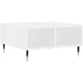 vidaXL Salontafel, wit, 60x60x30 cm, houtvezel