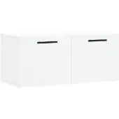vidaXL Wandkast 80x36,5x35 cm bewerkt hout wit