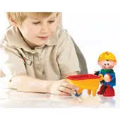 Tolo Toys First Friends Speelfiguur - Bouwvakker met kruiwagen