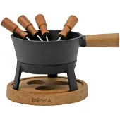 Boska Fondueset Pro S Black / Brown / Silver