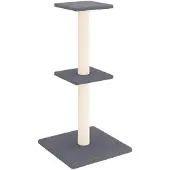 vidaXL Kattenmeubel met sisal krabpalen 73 cm donkergrijs