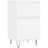 vidaXL Dressoir 40x35x70 cm bewerkt hout wit