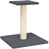 vidaXL Krabpaal met platform 38 cm donkergrijs