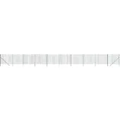 vidaXL Draadgaashek 1,8x25 m gegalvaniseerd staal groen