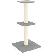 vidaXL Kattenmeubel met sisal krabpalen 73 cm lichtgrijs