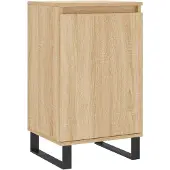 vidaXL Dressoir 40x35x70 cm bewerkt hout sonoma eikenkleurig