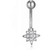 Cilla Jewels Cilla Navelpiercing van Titanium - Ster Zilver