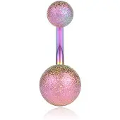 LGT JWLS Navelpiercing Matte afwerking - Holografisch