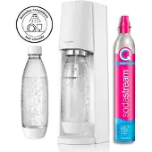 SodaStream TERRABILV - Witte TERRA-machine Pack 2 LV-flessen + 1 CQC-wisselcilinder