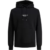 Jack & Jones Sweatshirt 'JORVesterbro' zwart / wit