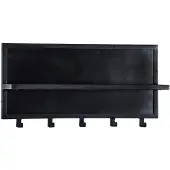 Brix kapstok caro black mangohout / gecoat staal