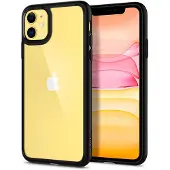 Spigen Ultra Hybrid Apple iPhone 11 Back Cover Transparant met Zwarte Rand