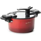 Ad Vitam Snelkookpan 5.0 l - 24 cm - rood