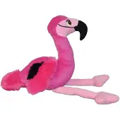 Sandy Pluche speelgoed knuffeldier Flamingo van 24 cm - Knuffeldier
