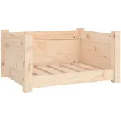 vidaXL Hondenbed 55,5x45,5x28 cm massief grenenhout