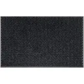 Tragar deurmat van volledig rubber met antislip 40 x 60 cm zwart