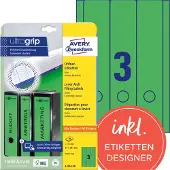 Avery Ordnerrugetiketten Zweckform 29,7 X 61 Mm Groen 60 Stuks