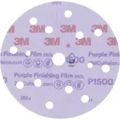 3M 51158 260L+ Hookit Purple Finishing Schuurschijven 150mm P1200 - 50 stuks