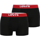 Levi's Boxershorts bloedrood / zwart / wit