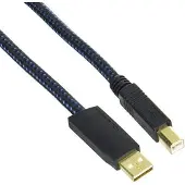 Furutech USB-A - USB-B 1,2 m zwarte USB-kabel (1.20 m, USB 2.0)