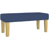 vidaXL Bankje 70x30x30 cm stof blauw