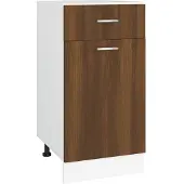 vidaXL Onderkast met lade, Lyon, bruin, eikenlook, 40x46x81,5 cm