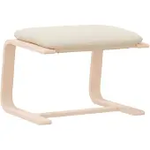 vidaXL Voetenbank 51x41x40 cm stof crèmekleurig