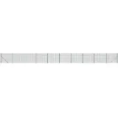 vidaXL Draadgaashek met grondankers 1,6x25 m groen