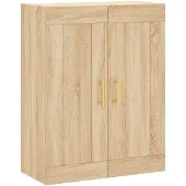 vidaXL Wandkast 69,5x34x90 cm bewerkt hout sonoma eikenkleurig