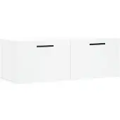vidaXL Wandkast 100x36,5x35 cm bewerkt hout wit