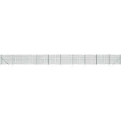 vidaXL Gaashek met grondankers, groen, 1,4 x 25 meter