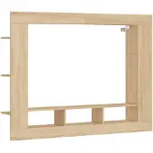 vidaXL Tv-meubel 152x22x113 cm bewerkt hout sonoma eikenkleurig