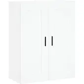 vidaXL Wandkast 69,5x34x90 cm bewerkt hout wit