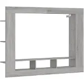 vidaXL Tv-meubel 152x22x113 cm bewerkt hout grijs sonoma eikenkleurig