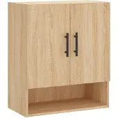 vidaXL Wandkast 60x31x70 cm bewerkt hout sonoma eikenkleurig