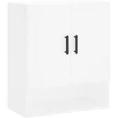 vidaXL Wandkast 60x31x70 cm bewerkt hout wit