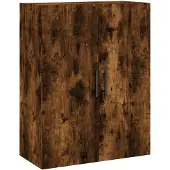 vidaXL Wandkast, gerookt eikenhout, 69,5 x 34 x 90 cm