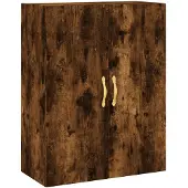 vidaXL Wandkast, gerookt eikenhout, 69,5 x 34 x 90 cm