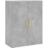 vidaXL Wandkast 69,5x34x90 cm betongrijs