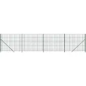 vidaXL Draadgaashek met flens 1,6x10 m groen
