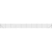 vidaXL Draadgaashek met flens 2x25 m antracietkleurig