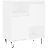 vidaXL Dressoir 60x35x70 cm bewerkt hout wit