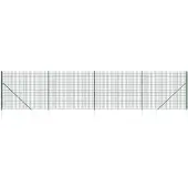 vidaXL Draadgaashek met grondankers 2,2x10 m groen
