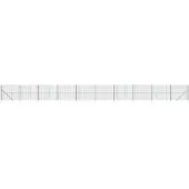 vidaXL Gaashek met grondankers, groen, 1,4 x 25 meter