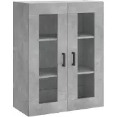 vidaXL Bovenkast 69,5x34x90 cm betongrijs