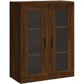 vidaXL Bovenkast 69,5x34x90 cm bruin eikenkleur