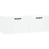 vidaXL Wandkast 100x36,5x35 cm bewerkt hout wit